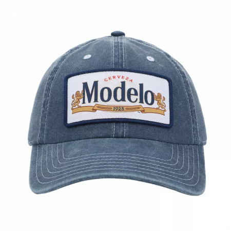 Modelo Especial Logo Patch Denim Strapback Hat