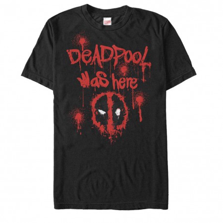 Deadpool Tag Line Black Mens T-Shirt