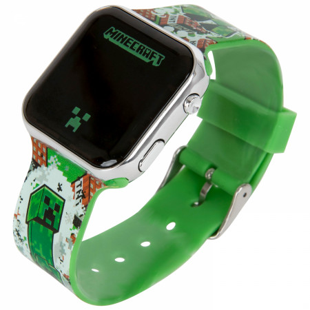 Mojang Minecraft I-Time Smart Boys Watch - Green, 1 ct - Kroger