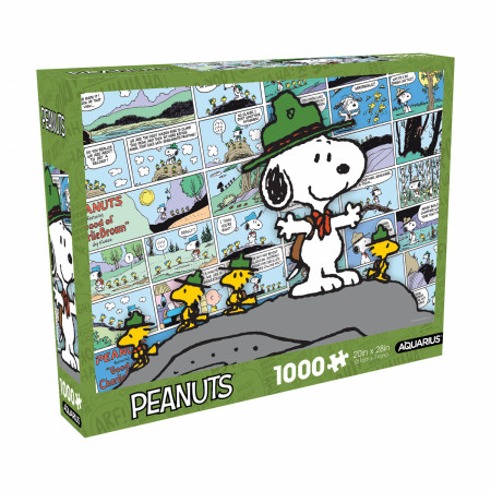 Peanuts Beagle Scouts Strips 1,000 Piece Jigsaw Puzzle