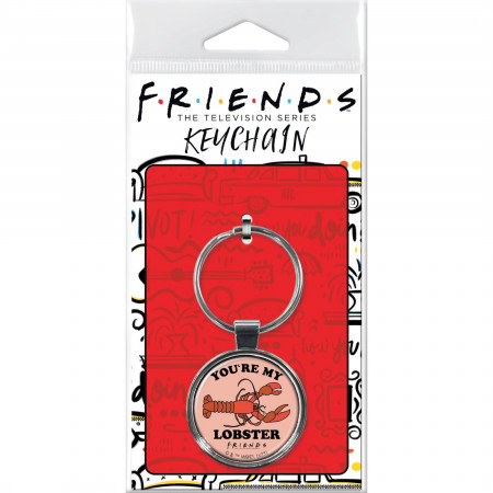Friends You're My Lobster Keychain