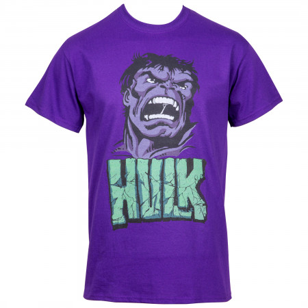 The Incredible Hulk Attack in Purple T-Shirt