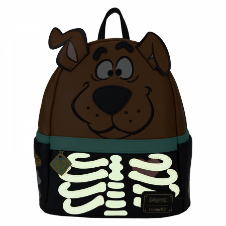 Scooby-Doo Skeleton Bones Glow in the Dark Mini Backpack By Loungefly