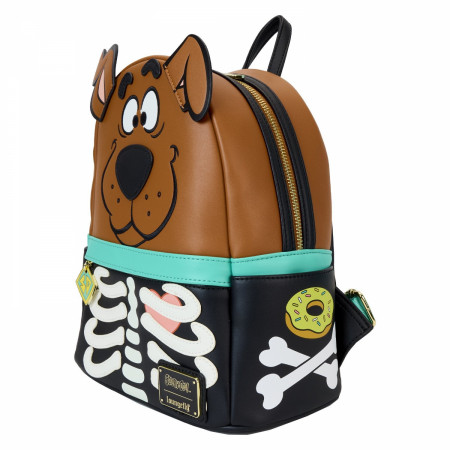 Scooby-Doo Skeleton Bones Glow in the Dark Mini Backpack By Loungefly