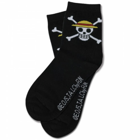 One Piece Straw Hat Pirates Symbol Socks