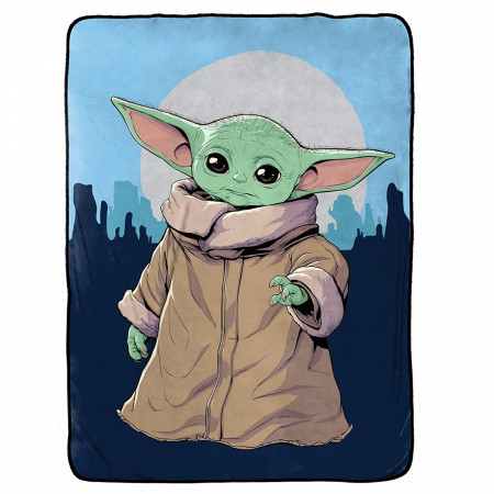 Star Wars The Mandalorian The Child Twin Blanket