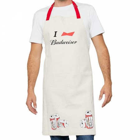 Budweiser I Heart Grill Master Collection Apron