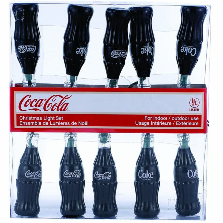 Coca-Cola® Bottle UL 10-Light Incandescent Light Set