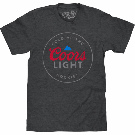 Coors Light Cold as The Rockies Logo T-Shirt