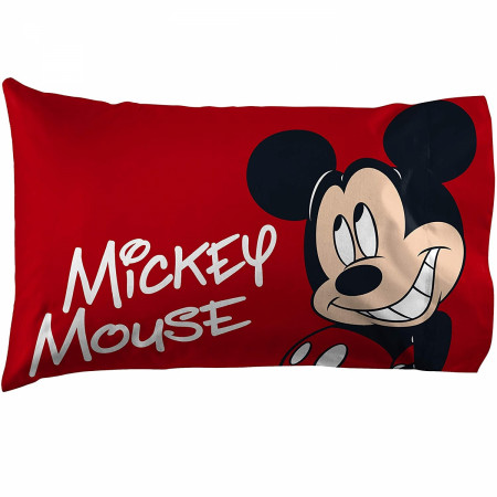 Mickey Mouse Stripes Pillow Case