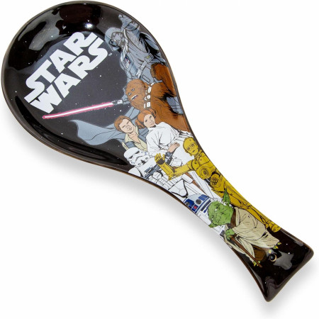 Star Wars Galaxy Group Shot Ceramic Spoon Rest with Handle