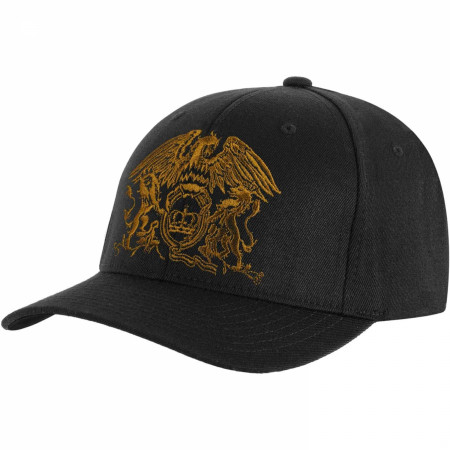 Queen Golden Crest Logo Adjustable Snapback Hat