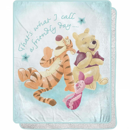 Winnie The Pooh Friendly World 40"x50" Silk Touch Throw Blanket