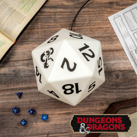 Dungeons and Dragons D20 Desk Light