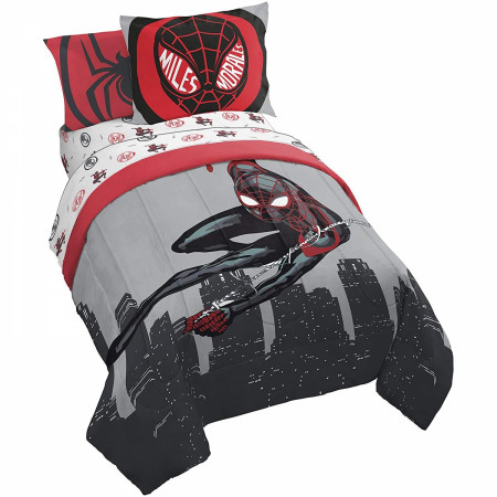 Marvel Spider-Man Miles Morales New Kid Twin Bed Set