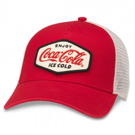 Coca-Cola® Enjoy Classic Label Styled Patch Adjustable Hat