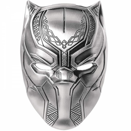 Marvel Black Panther Helmet Pewter Lapel Pin