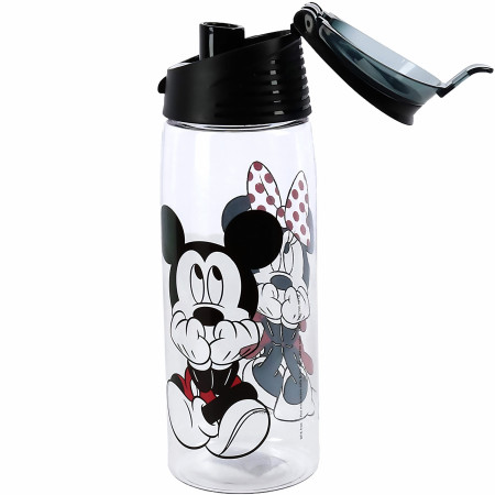 Disney Mickey & Minnie Gazing Flip-Top Waterbottle