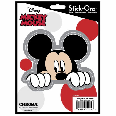 Disney Mickey Mouse Car Decal