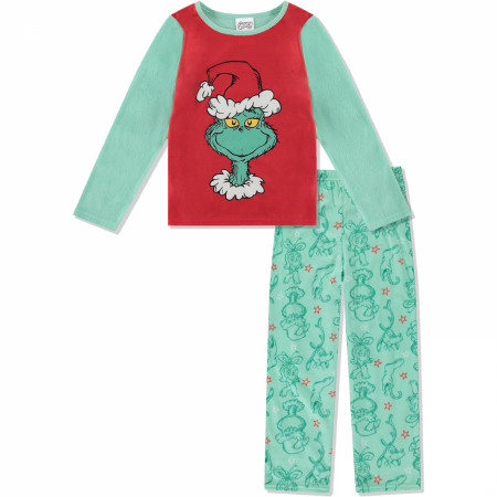 Dr. Seuss The Grinch Cozy Christmas 2-Piece Pajama Set