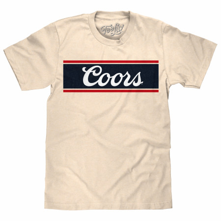 Coors Stripe Logo Cream Colorway T-Shirt