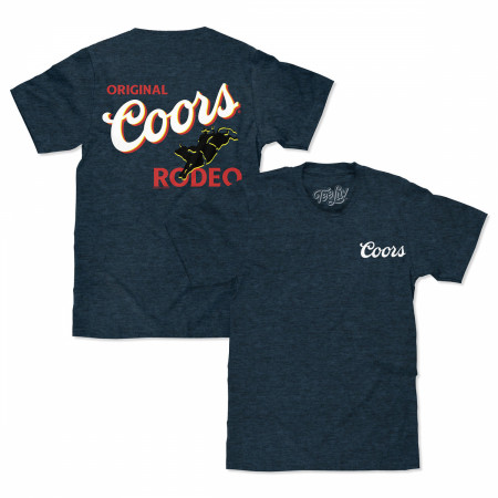 Coors Original Rodeo Front and Back Print T-Shirt