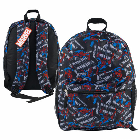 Spider-Man City Swing 2 Pocket 16" Backpack