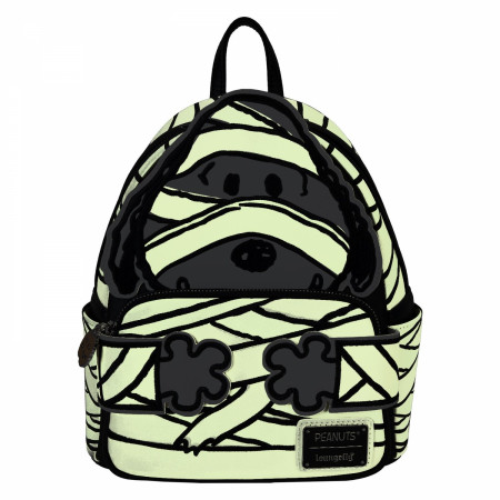 Peanuts Snoopy Mummy Glow in the Dark Mini Backpack By Loungefly