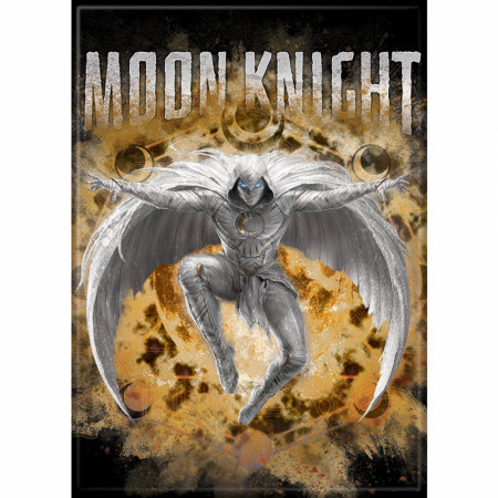 Marvel Studios Moon Knight Jumping Pose Magnet