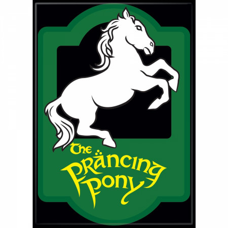 Lord Of The Rings The Prancing Pony Sign Magnet