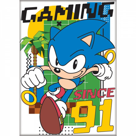 Sonic The Hedgehog Gaming Since 91 Magnet