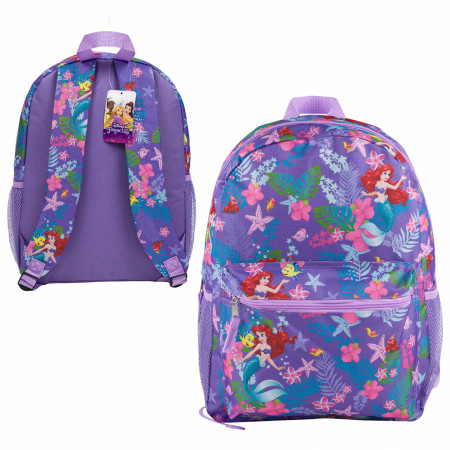 The Little Mermaid All Over Print 16" Backpack