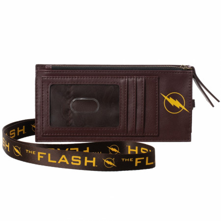 Flash Maroon Phone Sleeve With Lanyard