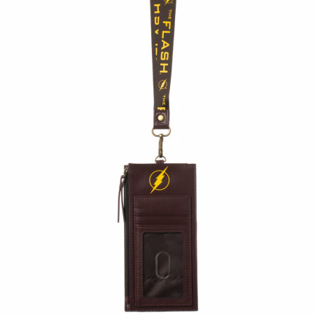 Flash Maroon Phone Sleeve With Lanyard