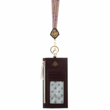 Harry Potter Hogwarts Maroon Phone Sleeve With Lanyard