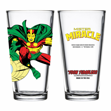DC Comics Mister Miracle Pint Glass
