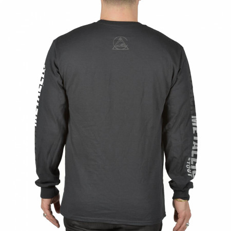 Arrogant Bastard Men's Black Metallic Long Sleeve Shirt