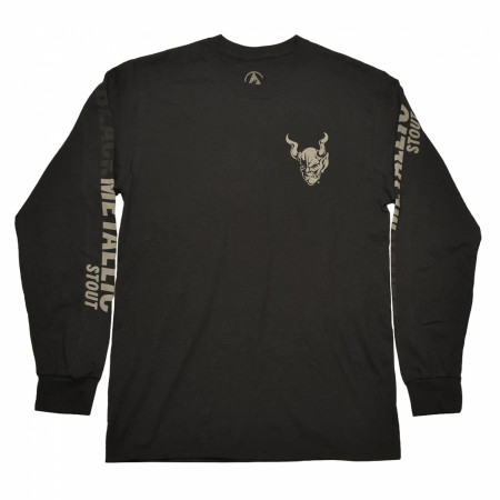 Arrogant Bastard Men's Black Metallic Long Sleeve Shirt