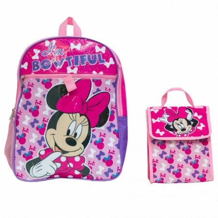 Accessory Innovations 5 Piece Kids Licensed Backpack Set Minnie Mouse -  Office Depot