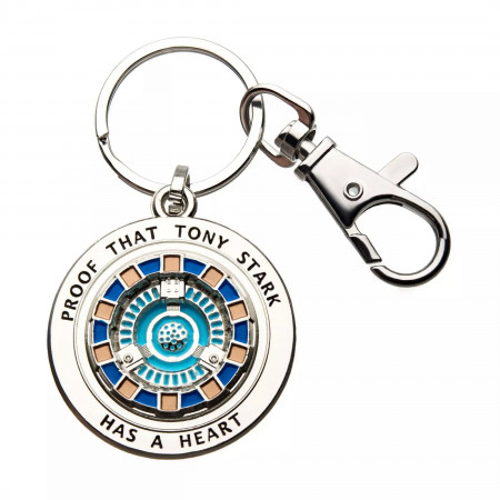 Iron Man Proof Tony Has a Heart Keychain