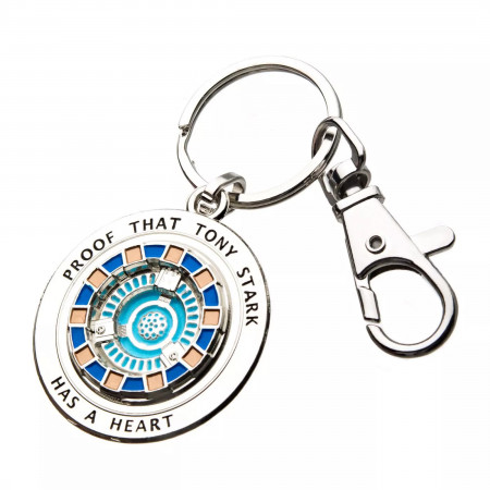 Iron Man Proof Tony Has a Heart Keychain