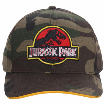 Jurassic Park Camo Adjustable Snapback Hat