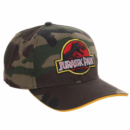 Jurassic Park Camo Adjustable Snapback Hat