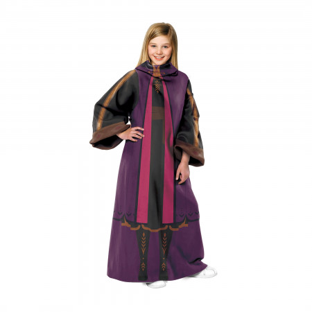 Frozen 2 Anna Throw Youth Blanket With Sleeves
