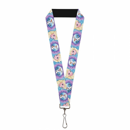 Disney Frozen 2 Elsa and Olaf Lanyard