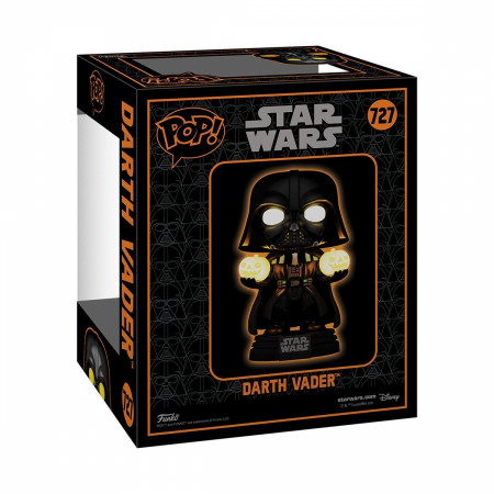 Star Wars Darth Vader Halloween Light-Up Super Funko Pop!