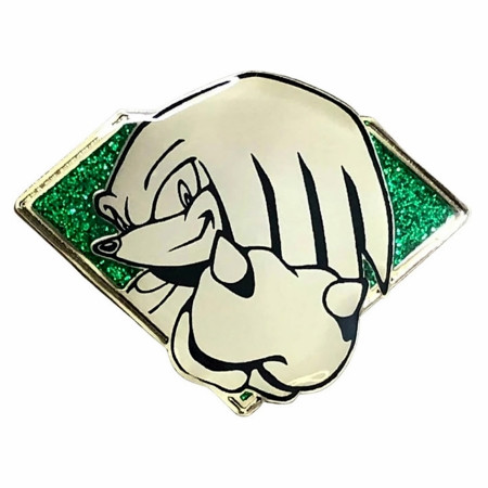 Sonic the Hedgehog Knuckles The Echidna Golden Series Enamel Pin
