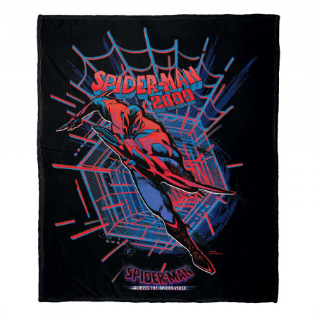 Spiderverse Spider-Man 2099 Silk Touch Throw Blanket 50" x 60"