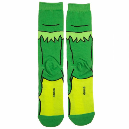 The Muppets Kermit 360 Character Crew Socks