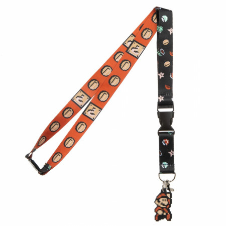 Nintendo Super Mario Bros Icons Lanyard